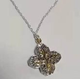 Sterling Silver Semi Mount Pendant Setting Round RD 1.25mm - Syzjewelry